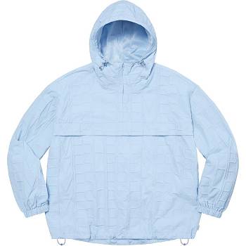 Chaquetas Supreme Repeat Stitch Anorak Azules | Supreme 188ZG